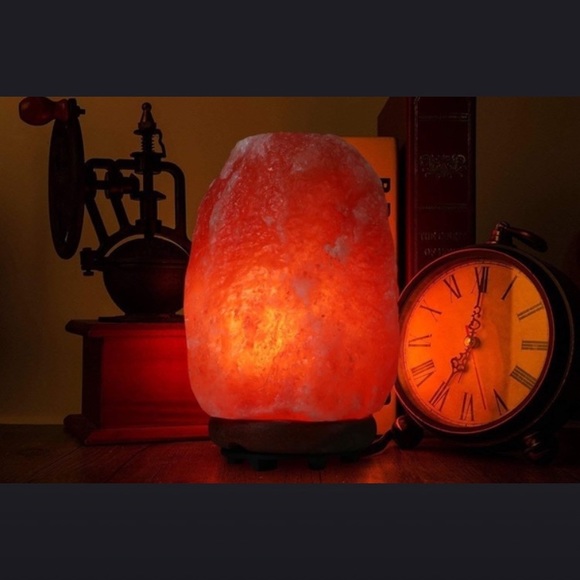 NWT! Himalayan Salt Rock Dimmable Lamp/Hand Carved - Picture 3 of 7